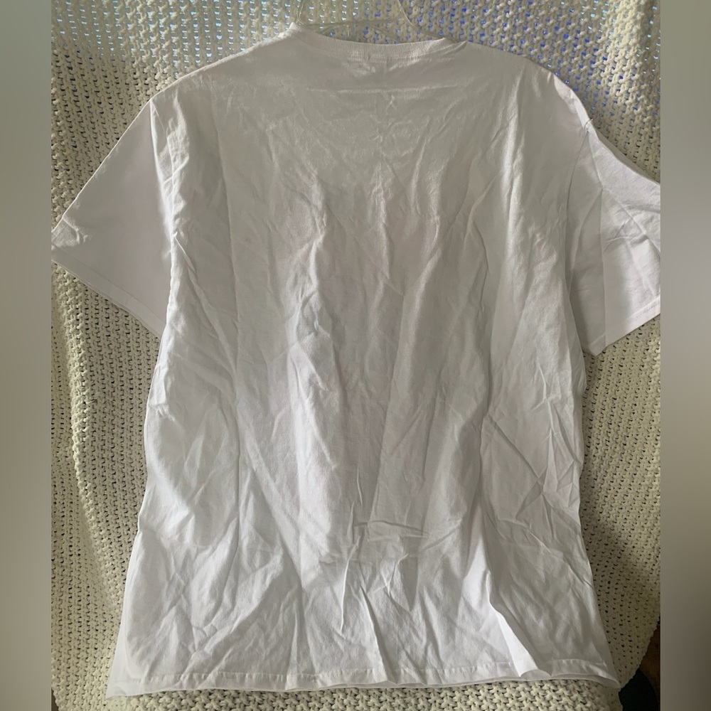 Fruit of the Loom Unisex White Tee w/Graffitti Design Twins Baseball; Size XL - Picture 2 of 7